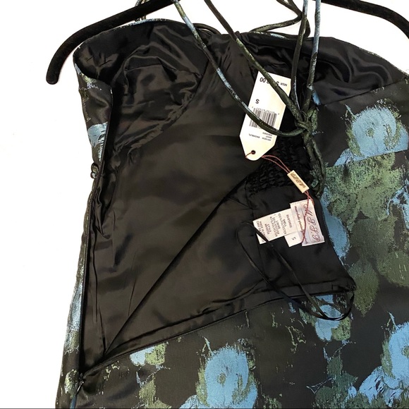 Max Studio Black Floral Cocktail Dress - Picture 5 of 7